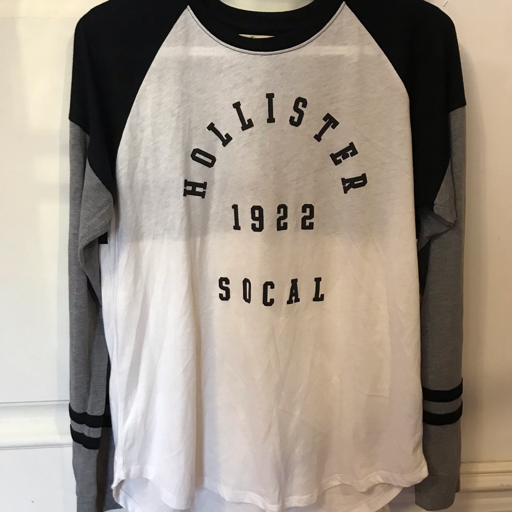 Hollister logo long sleeve shirt